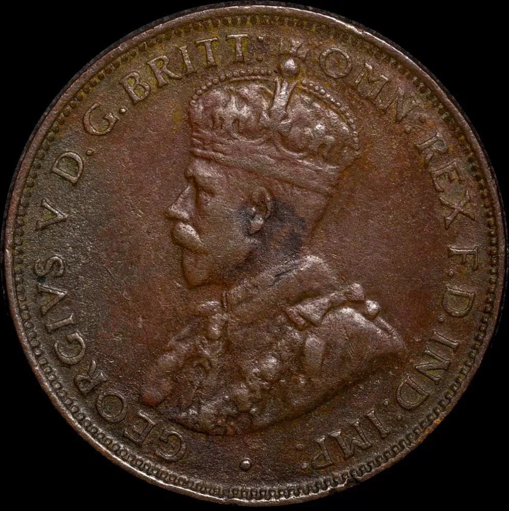 1923 Halfpenny Very Fine