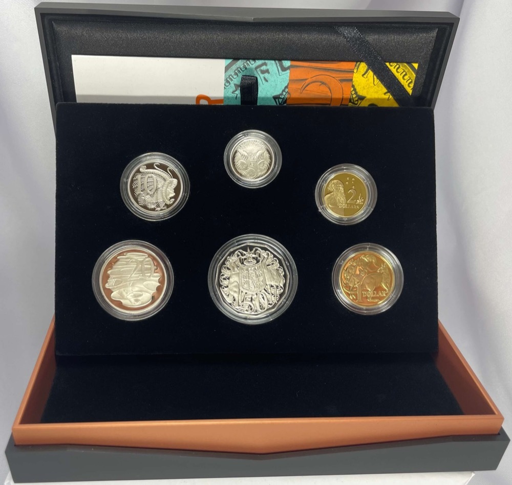 Australia 2016 Proof Coin Set 50th Anniversary Changeover to Decimal Currency