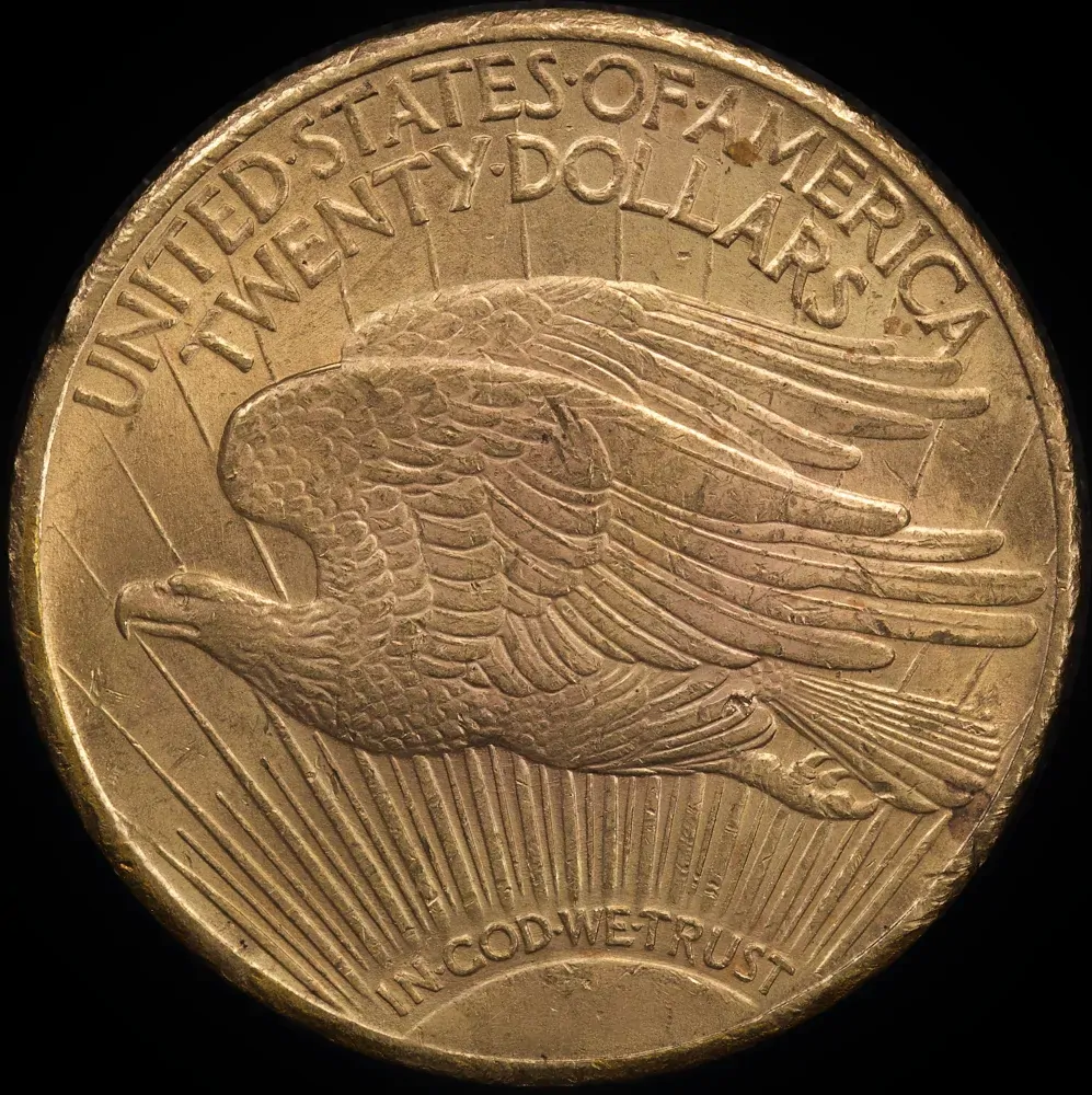 United States 1924 Gold 20 Dollar Double Eagle good EF product image