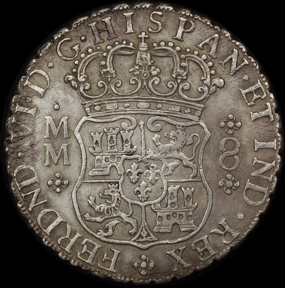 Mexico 1760 Silver 8 Reales KM# 105 EF