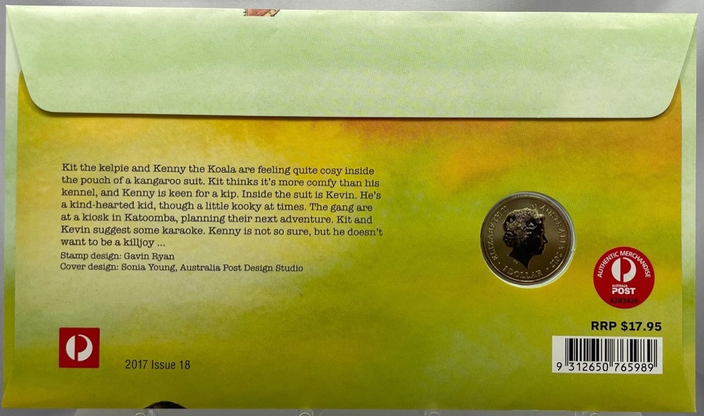 2017 1 Dollar Fair Dinkum Aussie Alphabet PNC - Letter K product image