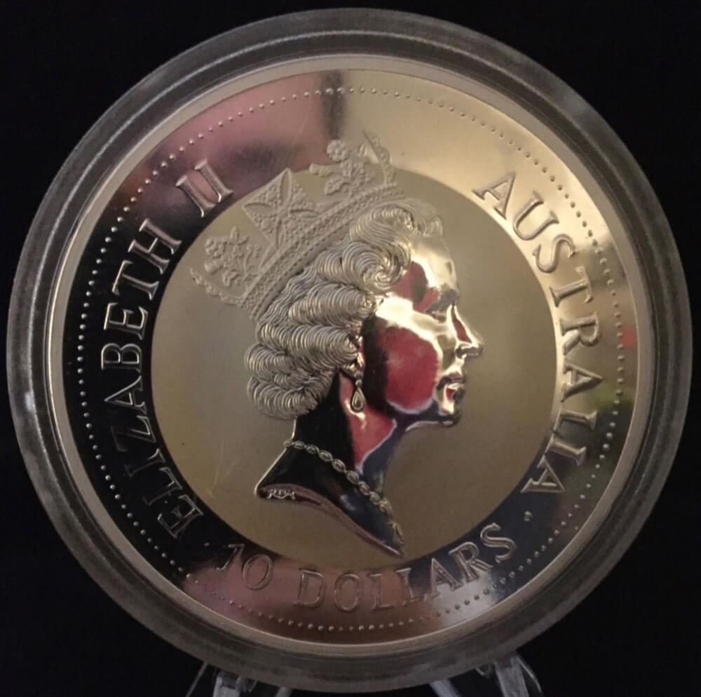 1993 Silver Ten Ounce Bullion Coin Kookaburra