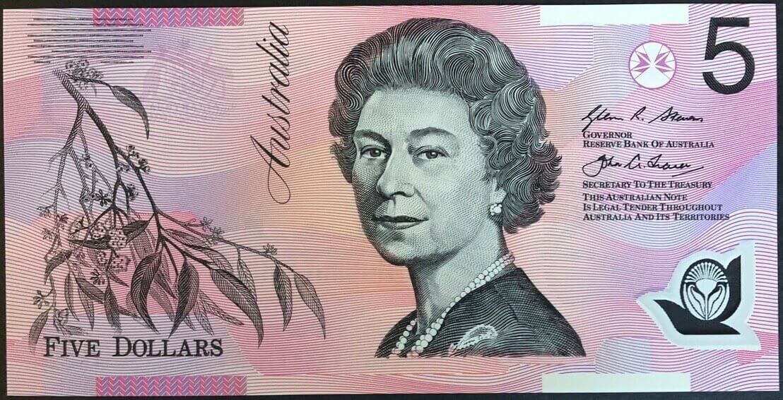 2015 $5 Note Stevens / Fraser EA15 Last Prefix R223L Uncirculated