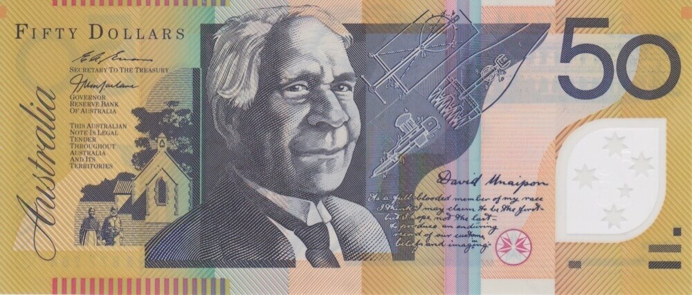1998 $50 Note AA98 First Prefix Macfarlane/Evans R518bF Uncirculated