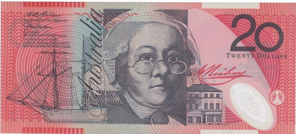 1998 $20 Note Macfarlane/Evans R418b Uncirculated