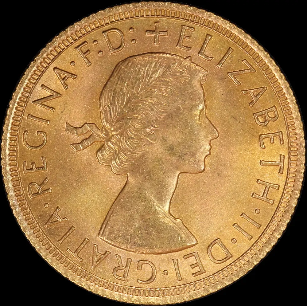 1965 Gold Sovereign Elizabeth S#4125 Uncirculated product image
