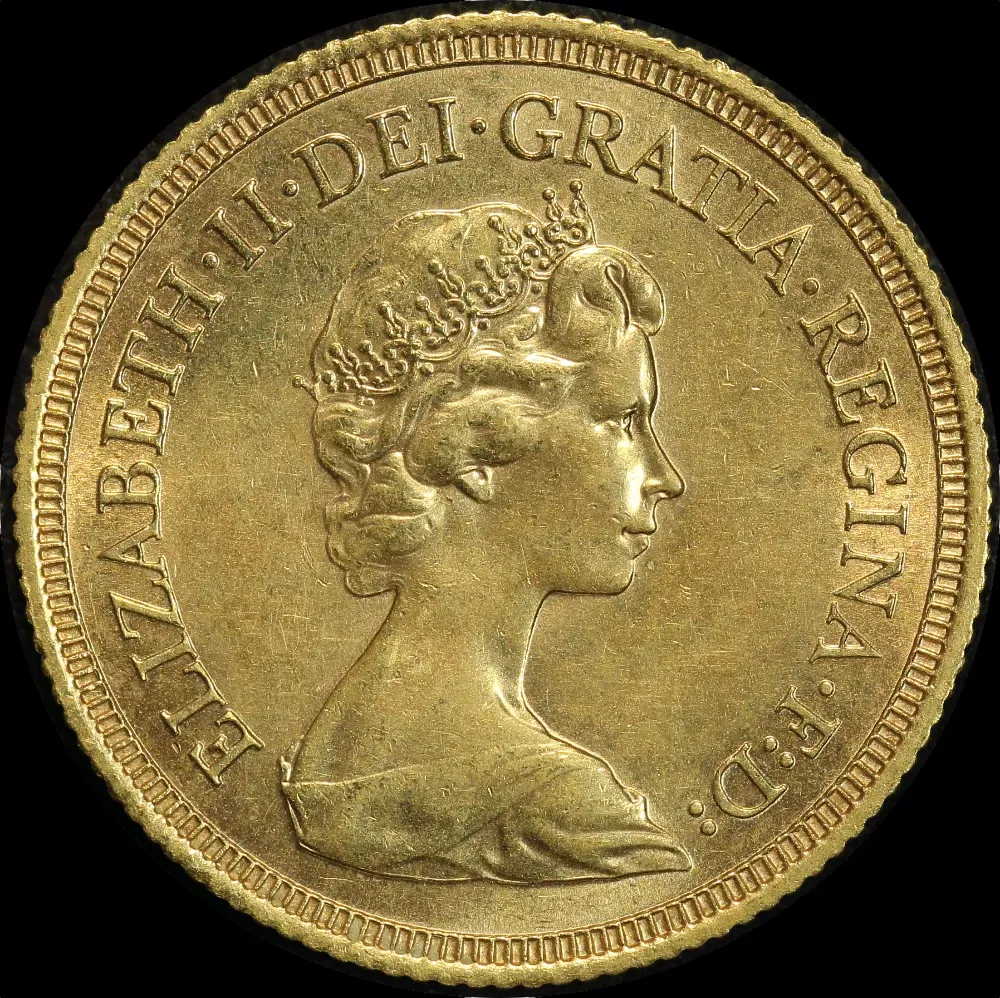 1976 Gold Sovereign Elizabeth S#4204 Uncirculated