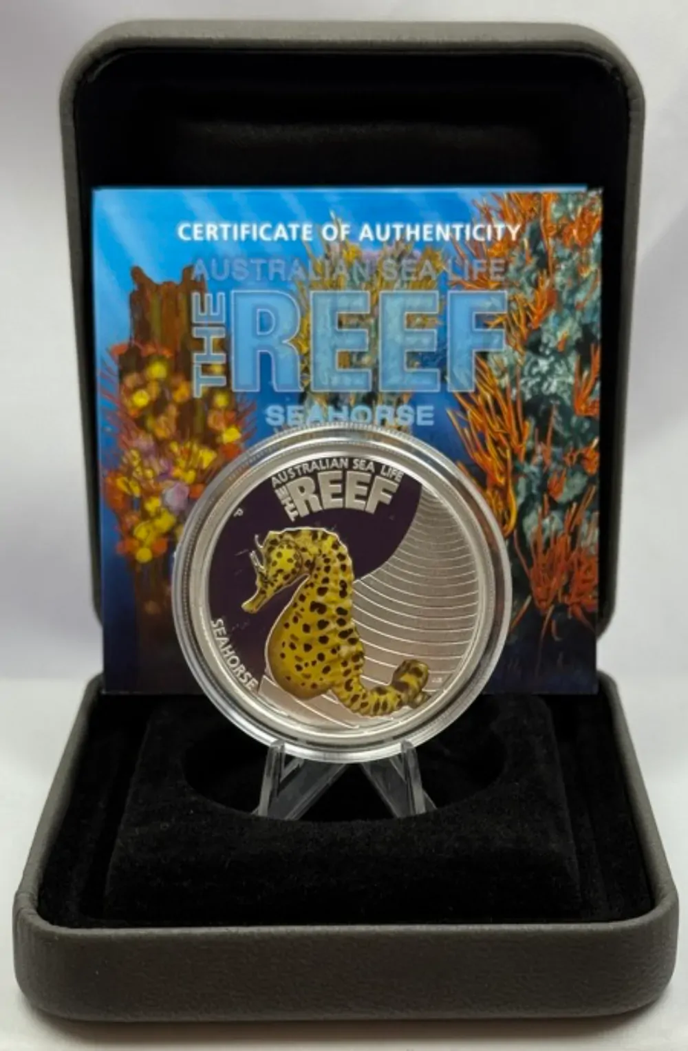 2010 Silver Half Ounce Proof Reef - Sea Horse
