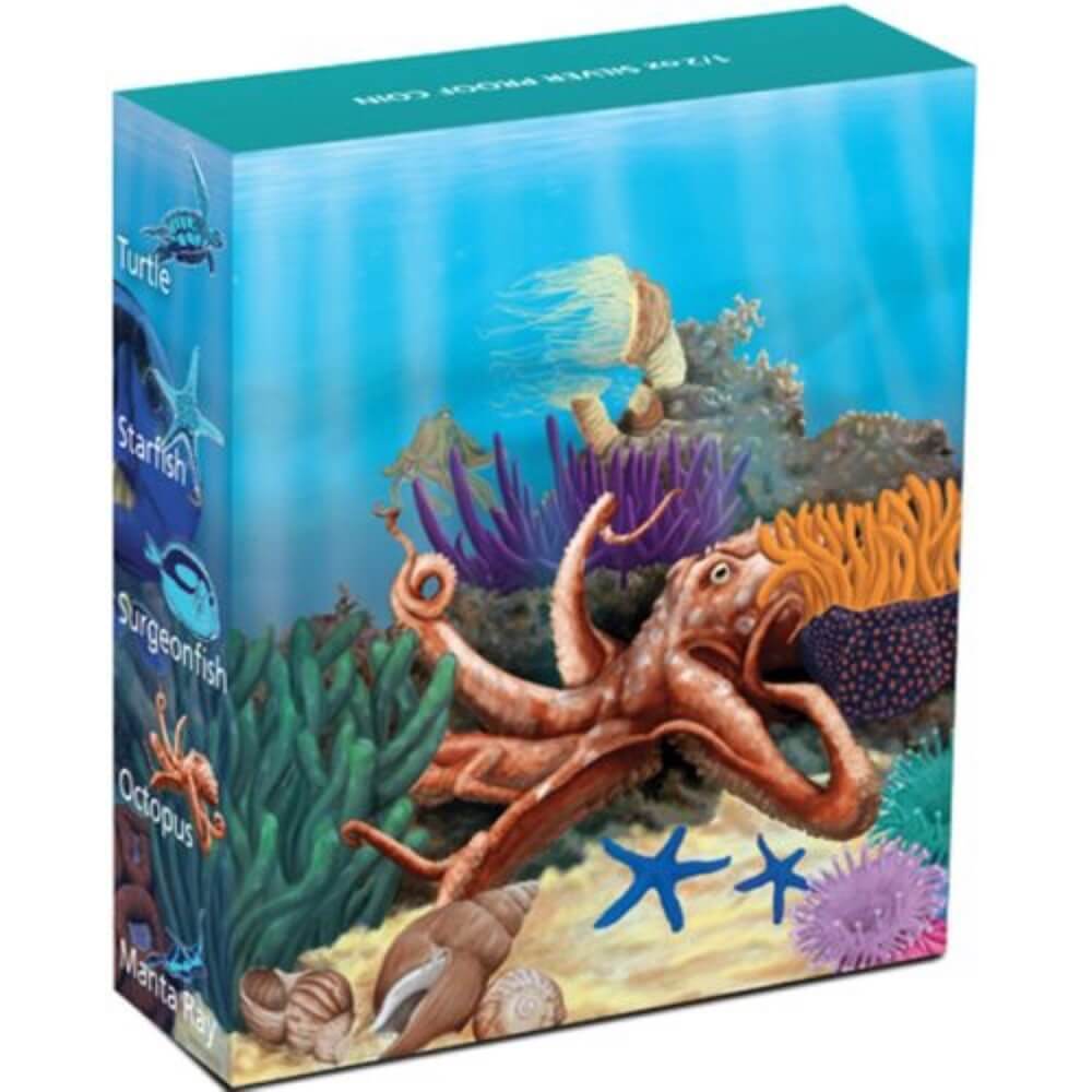 2012 Silver Half Ounce Proof Reef - Octopus product image