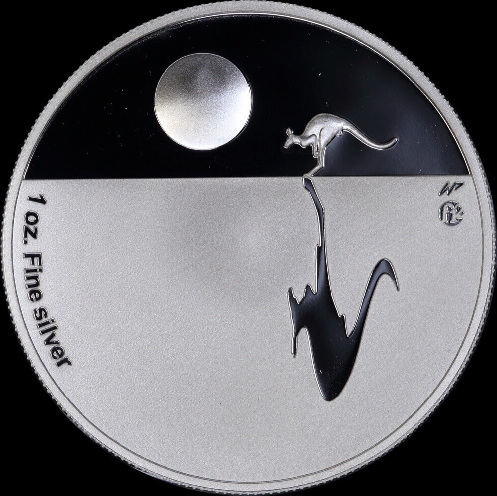 2009 One Dollar Silver Proof Kangaroo At Sunset F12 Privy Mark product image