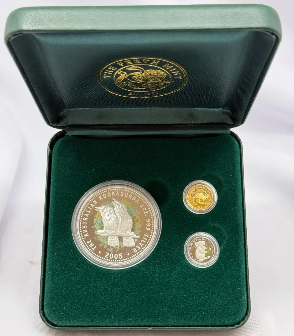2005 Gold Platinum Silver Proof Coin Set Mini Outback Collection product image