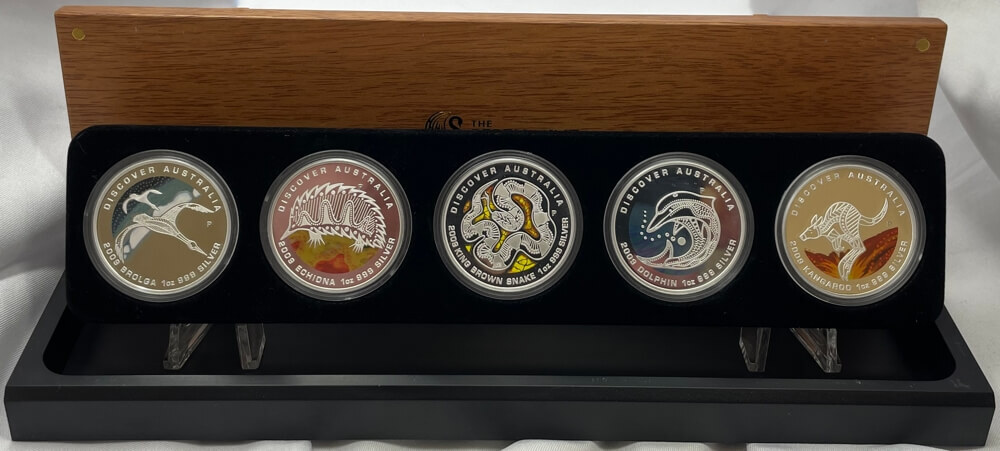 2009 Silver Five Coin Set Discover Australia - Dreaming product image