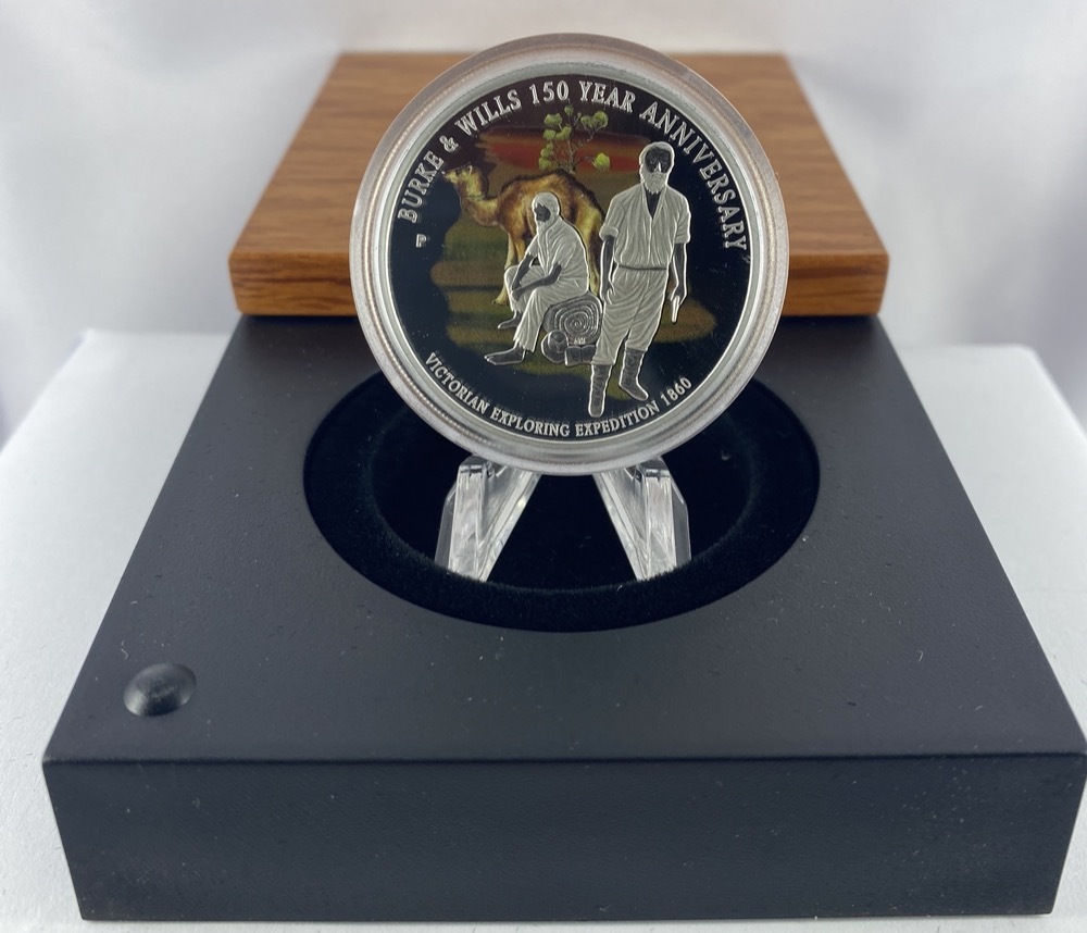 2010 Silver 1 Ounce Proof Burke and Wills product image