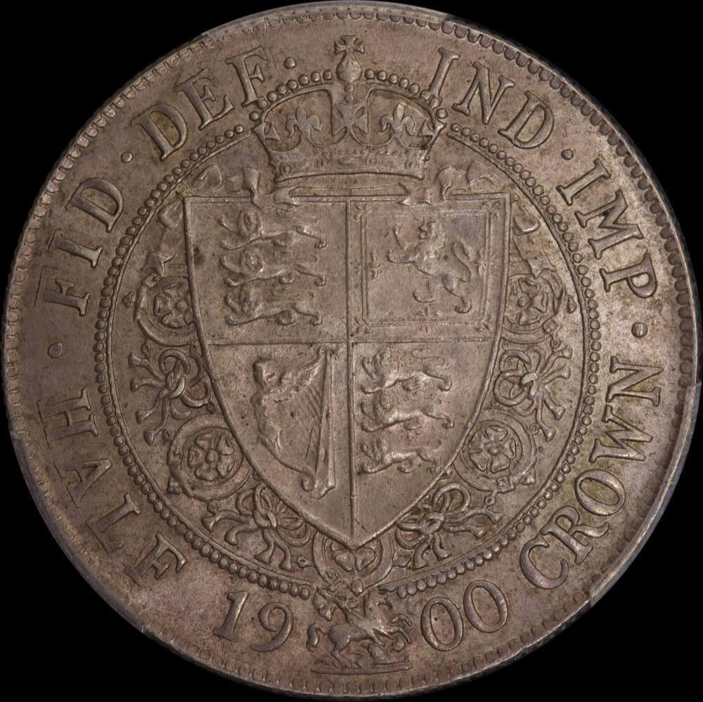 1900 Silver Half Crown Victoria S#3938 PCGS MS63 product image