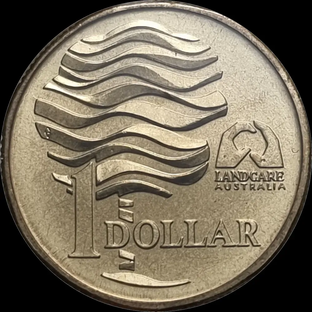 1993 1 Dollar Set of 5 Mintmark Coins Landcare 