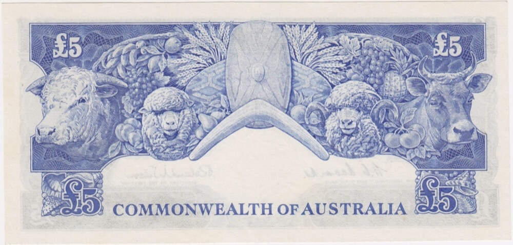 1954 Five Pound First Prefix TA/00 Coombs/Wilson R49F GEF