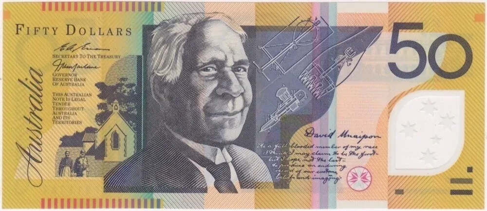 1997 $50 Note Macfarlane/Evans Standard Prefix R518a Uncirculated