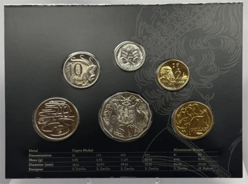 Australia 2017 Uncirculated Mint Coin Set - Effigy of an Era: The Ian Rank-Broadley Portrait