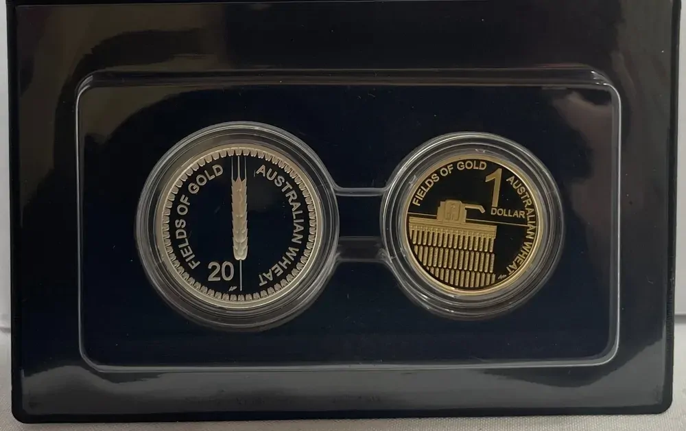 2012 Two Coin Proof Set Australian Wheat - Fields of Gold