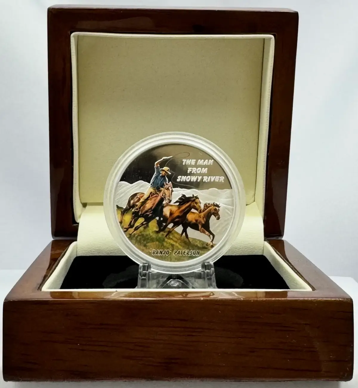 Tuvalu 2010 Silver 1oz Proof Coin - The Man from Snowy River product image