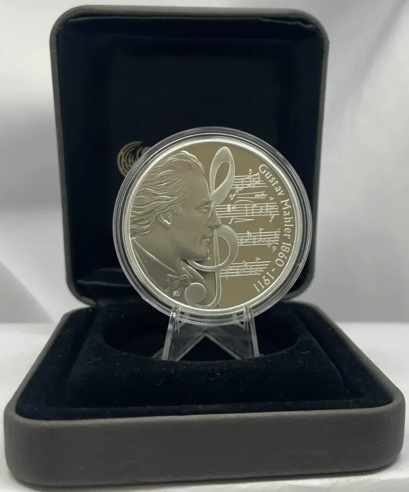 2010 Silver 1 Ounce Proof Great Composers - Gustav Mahler