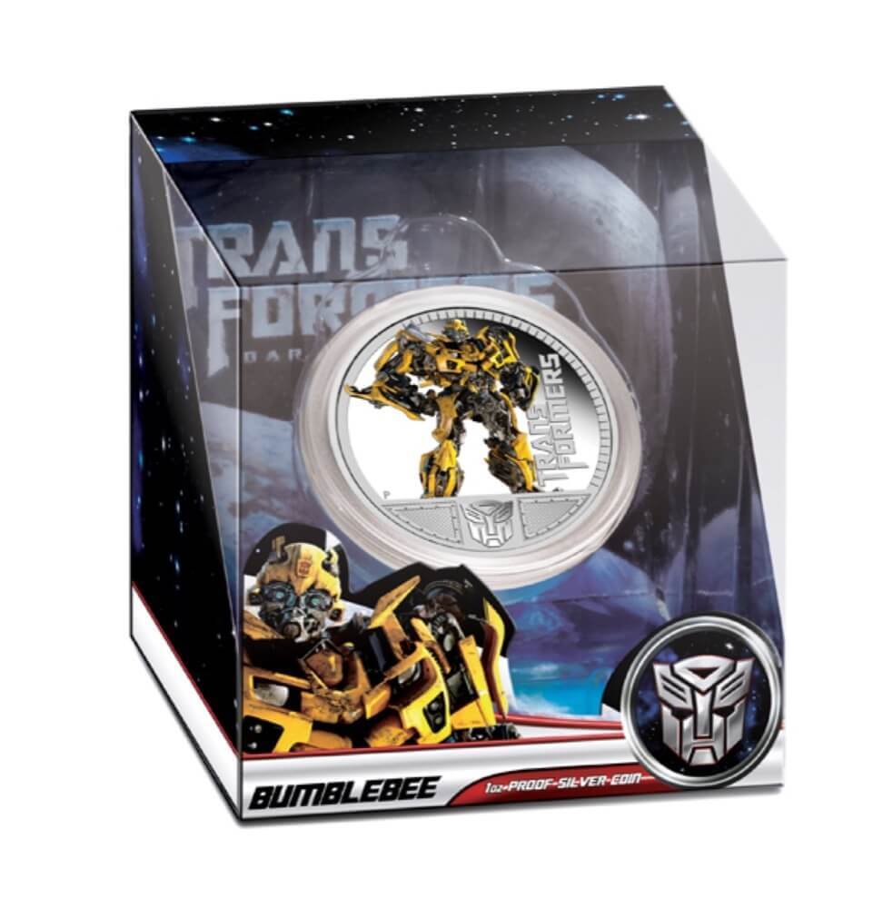 2011 Silver 1oz Proof Coin Transformers - Bumblebee product image