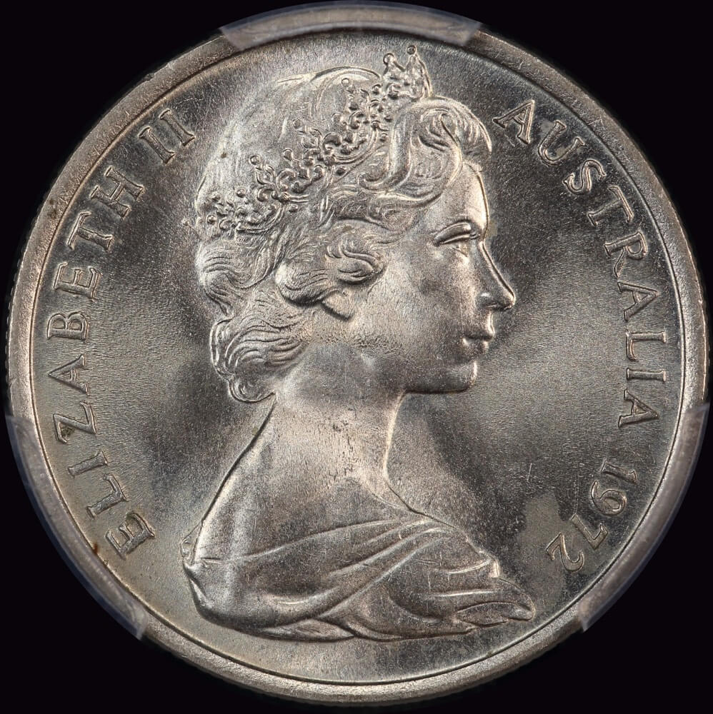 Australia 1972 Five Cents PCGS MS65