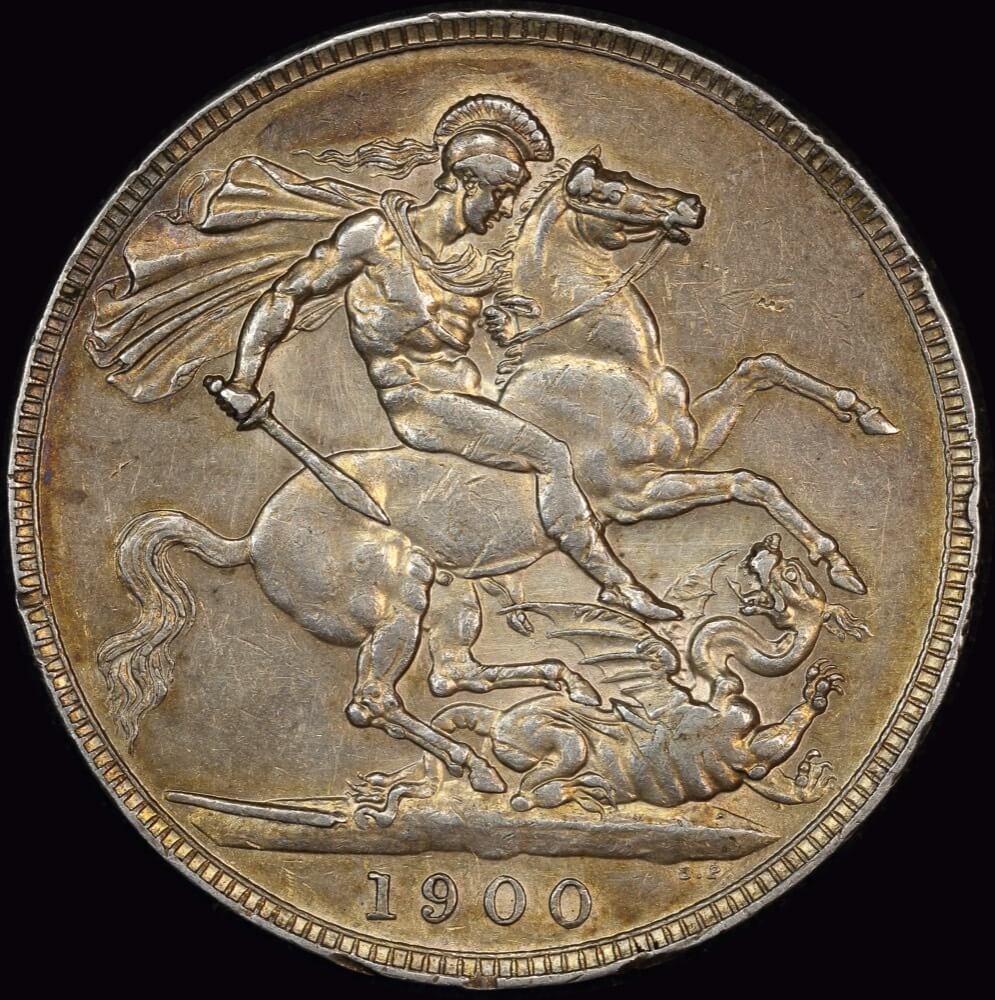 1900 Silver Crown Victoria LXIV S#3937 Extremely Fine product image