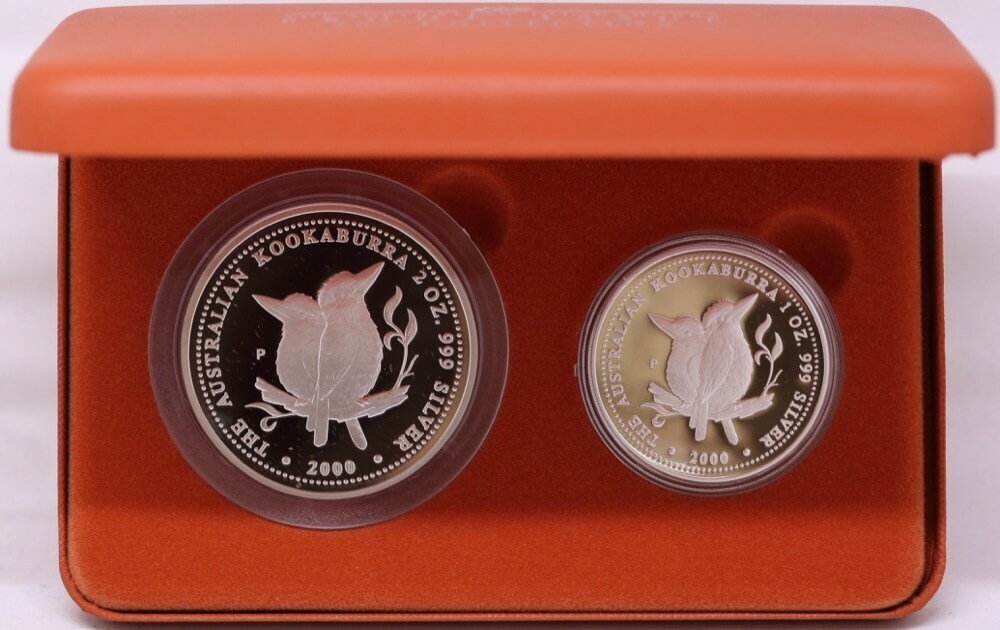 2000 Silver Two Coin Proof Set Kookaburras product image