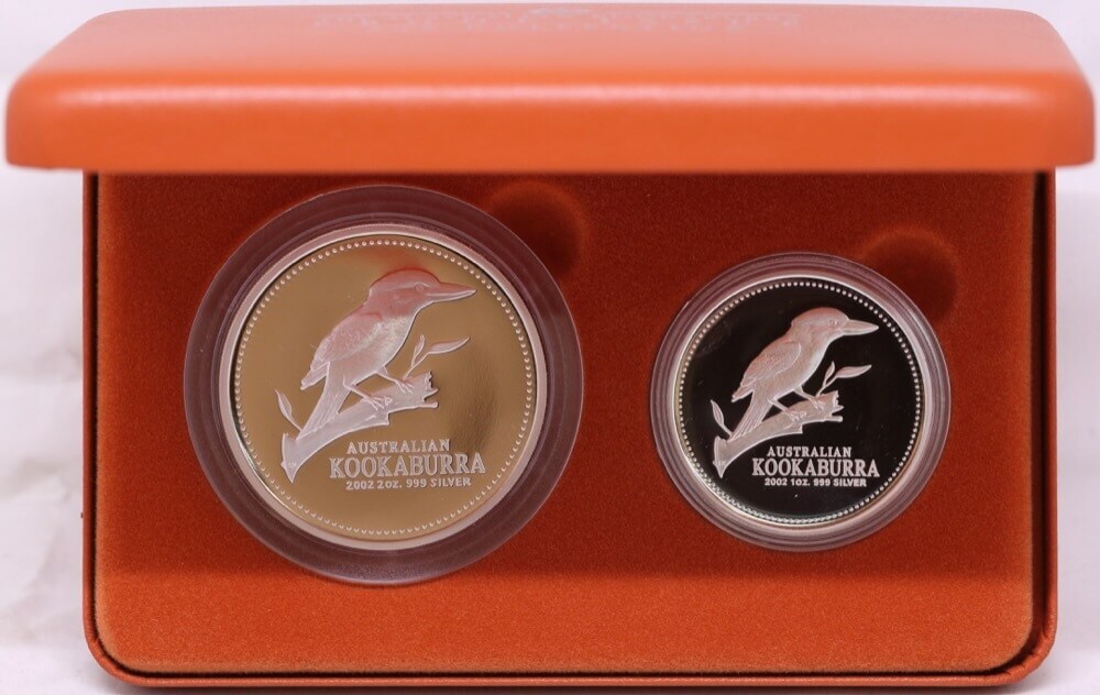 2002 Silver Two Coin Proof Set Kookaburras product image
