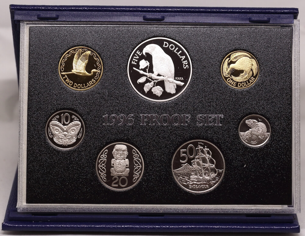 New Zealand 1996 Proof Coin Set Toroa - Kaka  product image