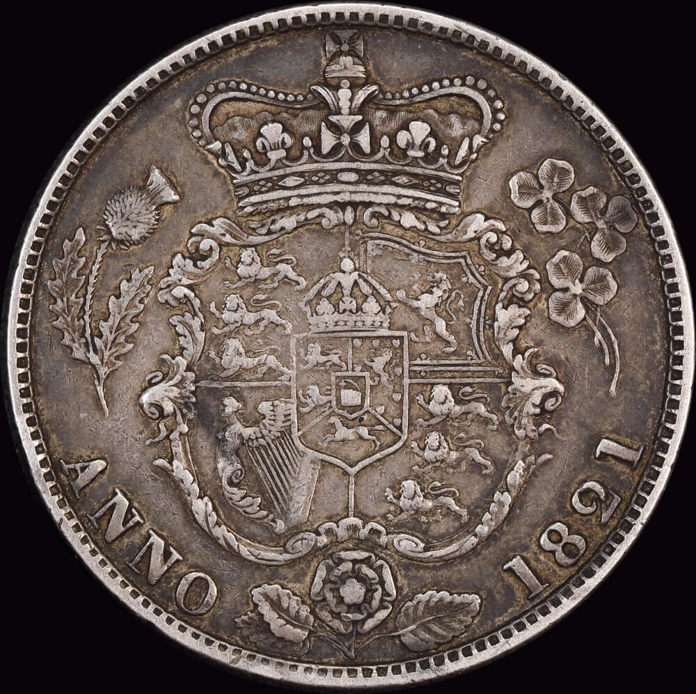 1824 Silver Halfcrown George IV S#3807 Very Fine product image