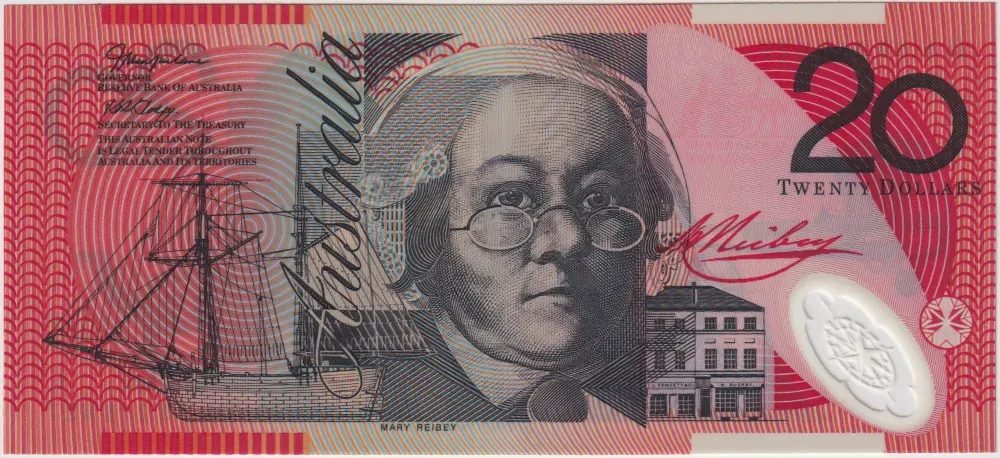 2003 $20 Note DA03 Last Prefix Macfarlane/Henry R420bL Uncirculated