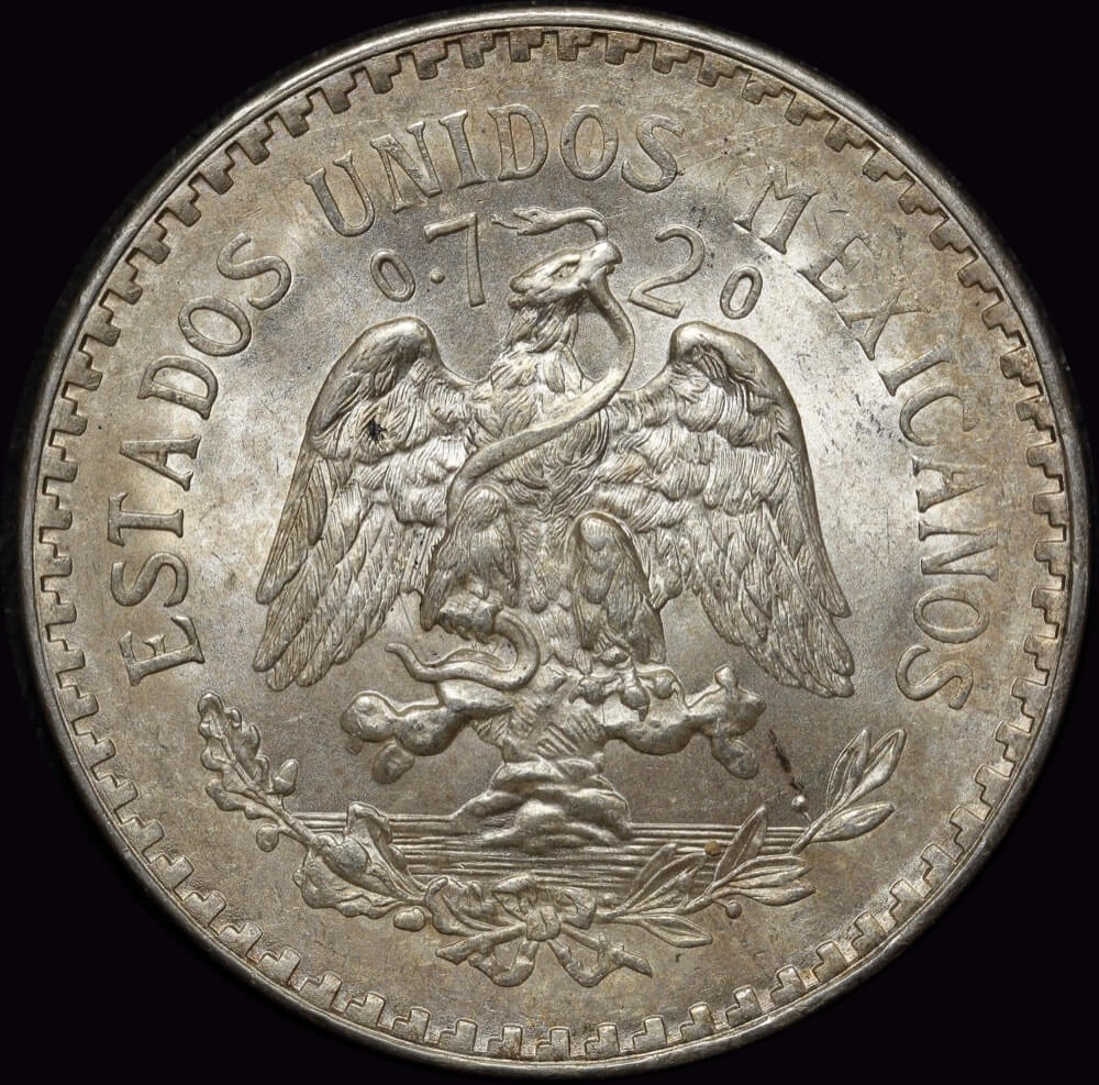 Mexico 1945 Silver Peso KM# 455 Uncirculated product image