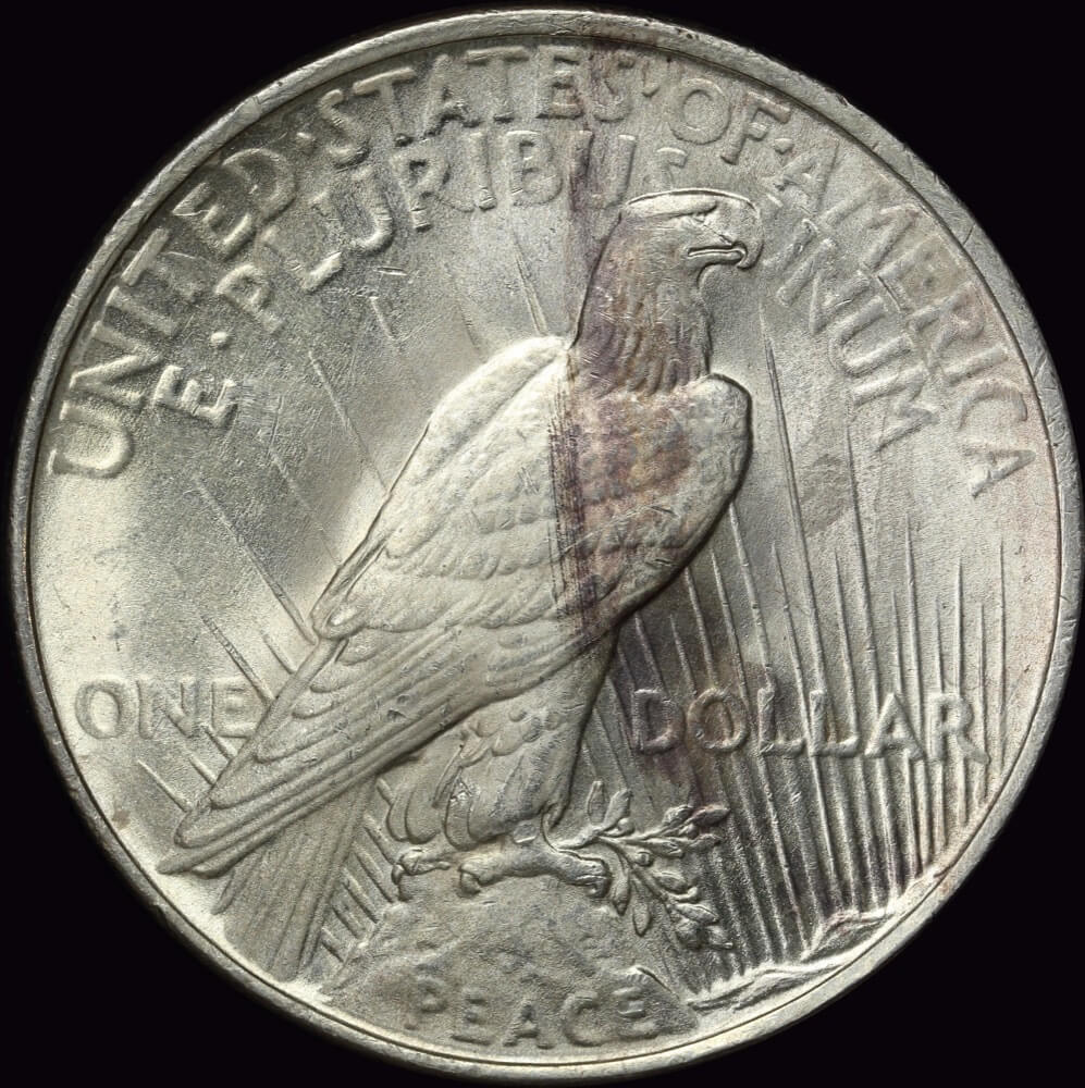 USA 1924 Silver Peace Dollar KM# 150 Choice Uncirculated product image