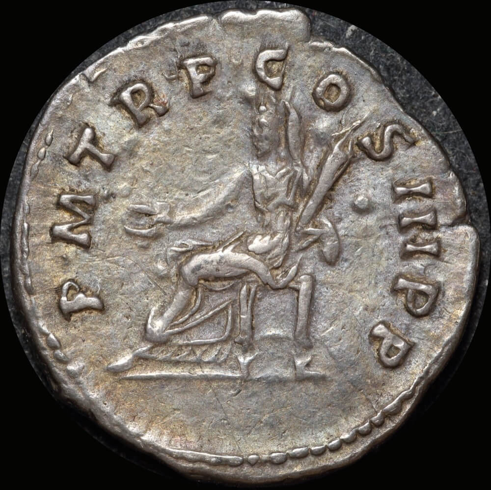 Ancient Rome (Imperial) 100 AD Trajan Silver Denarius Vesta seated RIC II 40 good VF