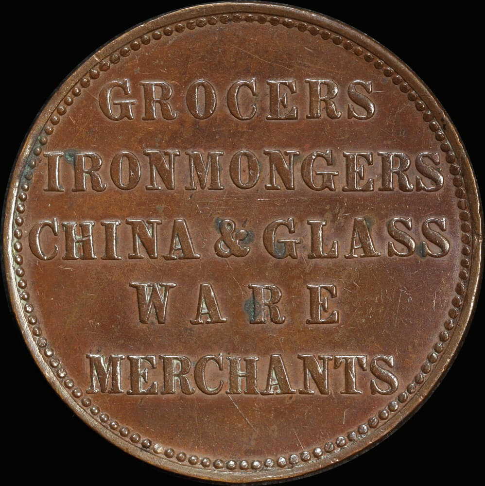 Murray & Christie Copper Penny Token Undated A# 396 good VF