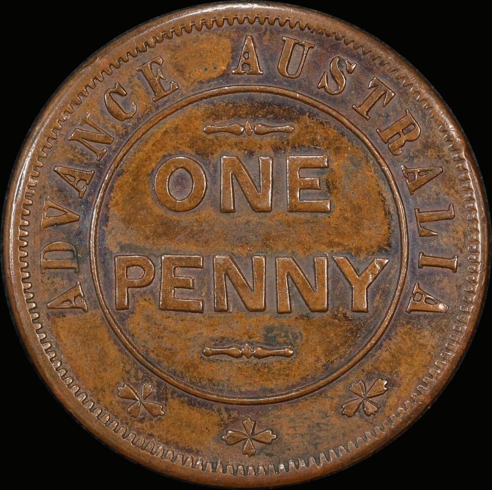 Taylor WJ Copper Penny Token Undated A# 571 good EF