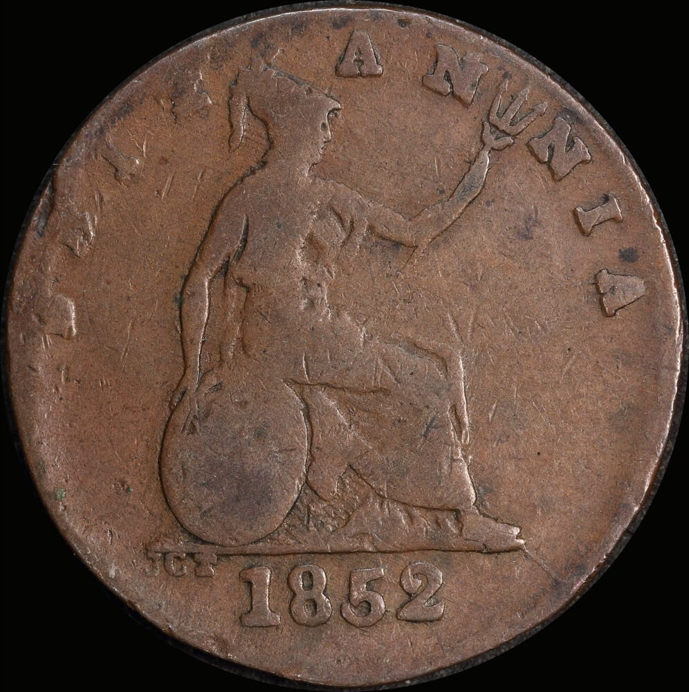 Tea Stores Copper Halfpenny Token 1853 A# 429 AVF