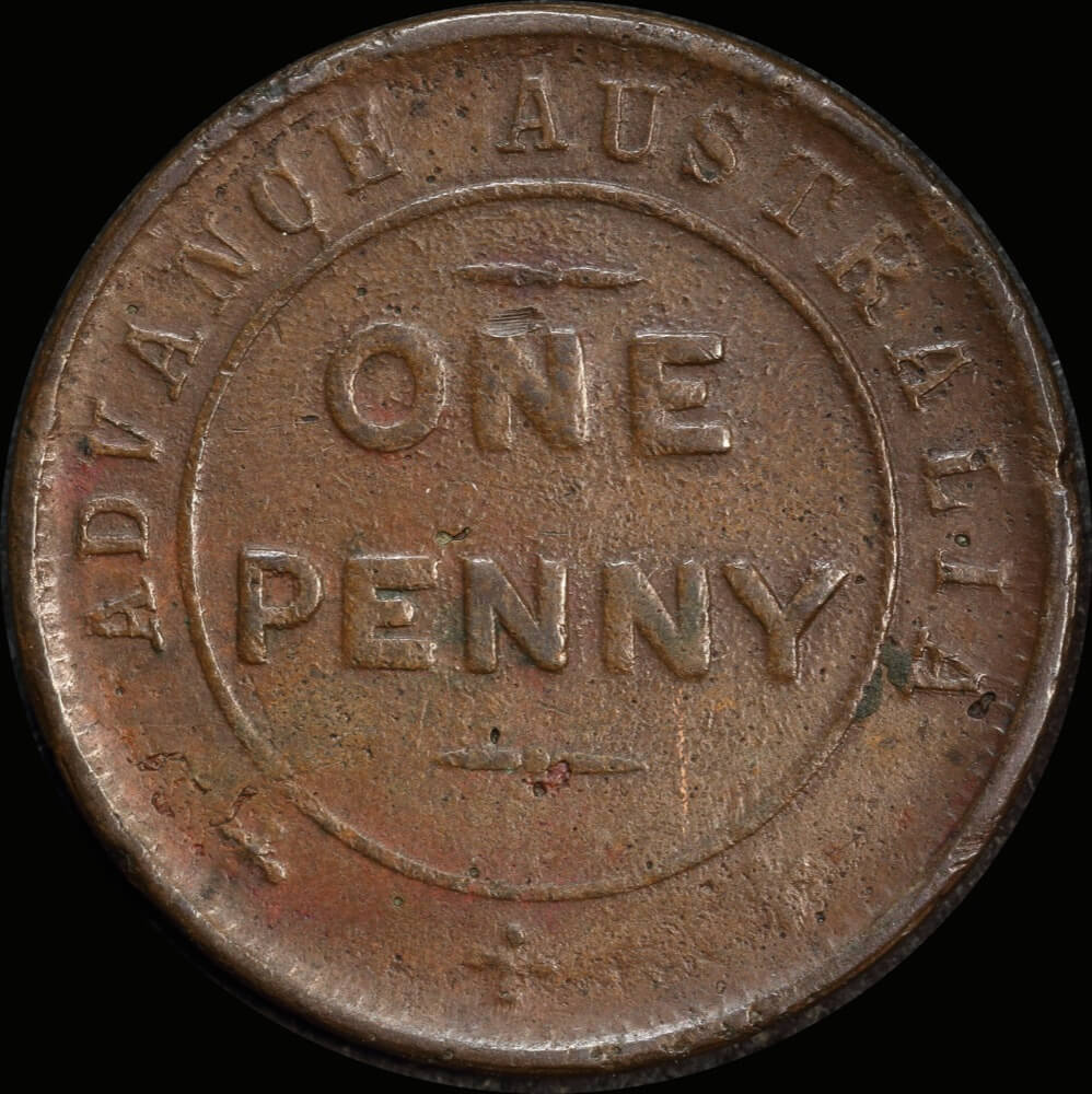 Whitty & Brown Copper Penny Token Undated A# 634 AVF
