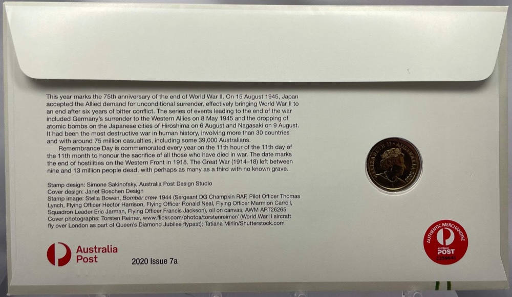 2020 $2 PNC Remembrance - Lest We Forget Foil Overprint product image