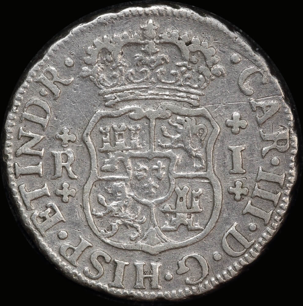 Mexico 1761 Silver 1 Real KM#77 Very Fine