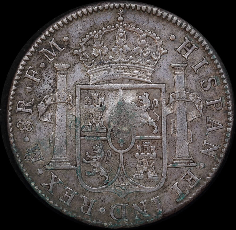 Great Britain 1797 Silver Bank of England Dollar Oval Counterstamp S# 3765A good EF product image