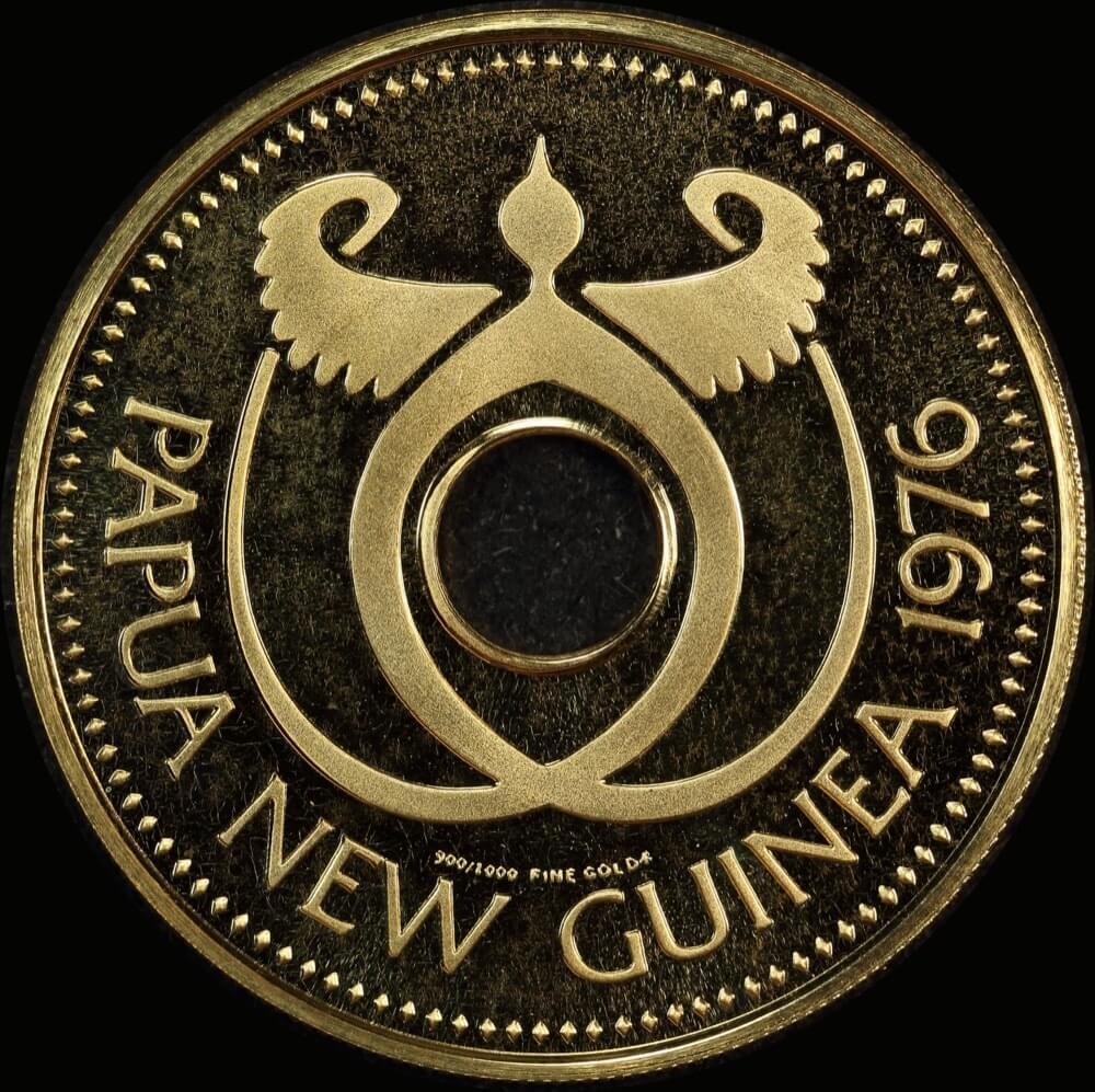 Papua New Guinea 1976 Gold 100 Kina Proof Coin KM#10 FDC product image