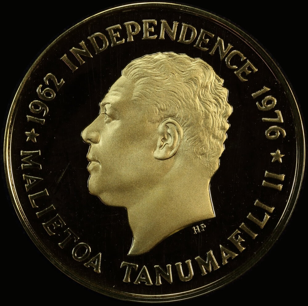 Samoa 1976 Gold 100 Tala - US Independence Commemorative KM# 21 FDC product image