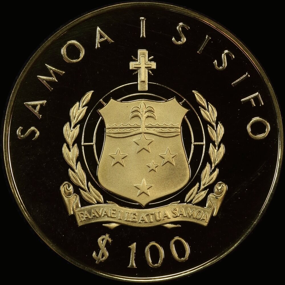 Samoa 1977 Gold 100 Tala - Queen's Silver Jubilee KM# 25 FDC 0.4584 ozt AGW product image