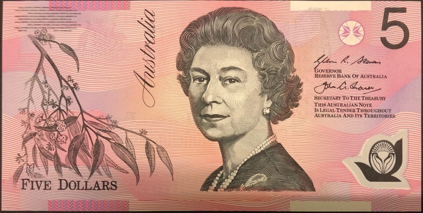 2015 $5 Note Stevens / Fraser BA15 First Prefix R223F Uncirculated