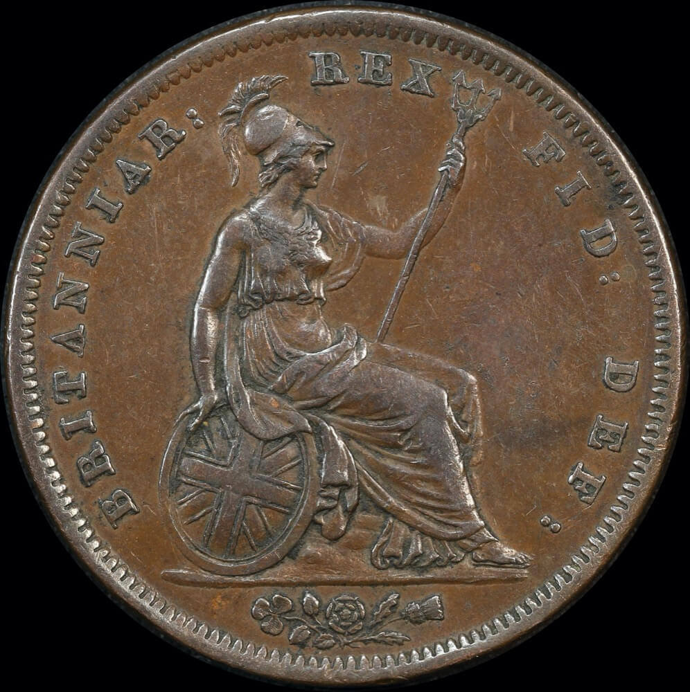 1826 Copper Penny George IV S#3823 about EF product image