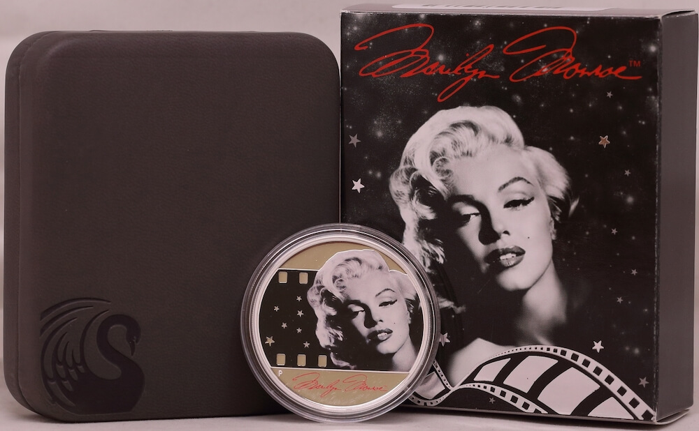 Tuvalu 2012 Silver 1 Dollar Marilyn Monroe Commemorative product image