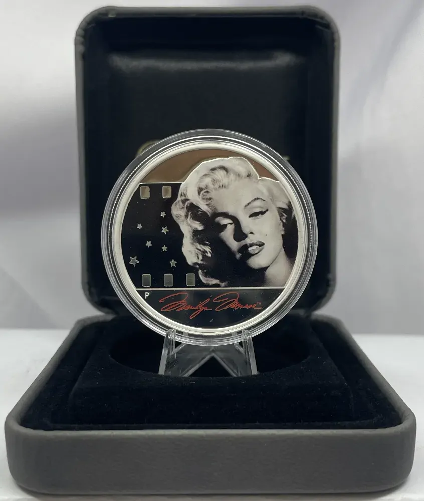 Tuvalu 2012 Silver 1 Dollar Marilyn Monroe Commemorative product image